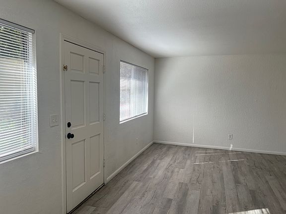 Entry and living room.