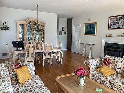 Living & dining rooms-firepl