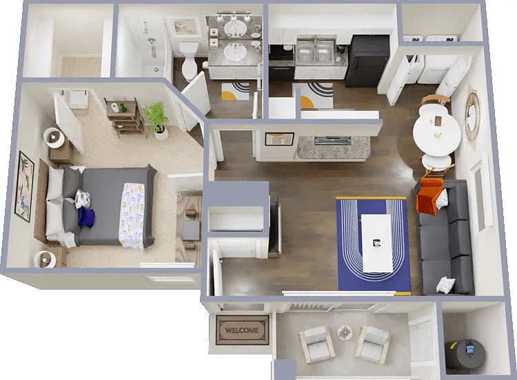 El Pueblo Floorplan Diagram