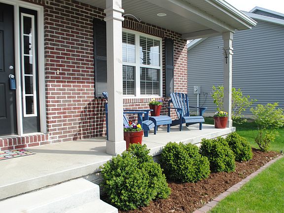 Sunny front porch