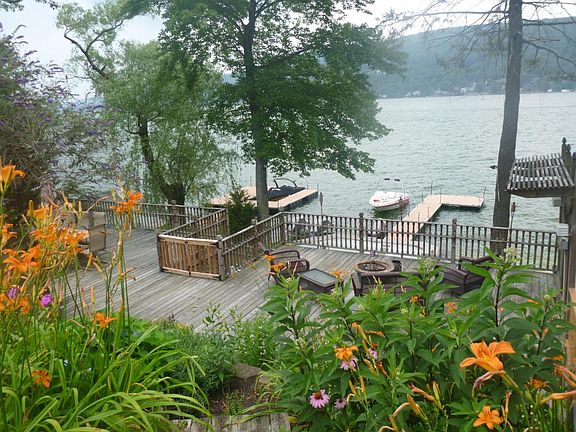 view of lake and boat