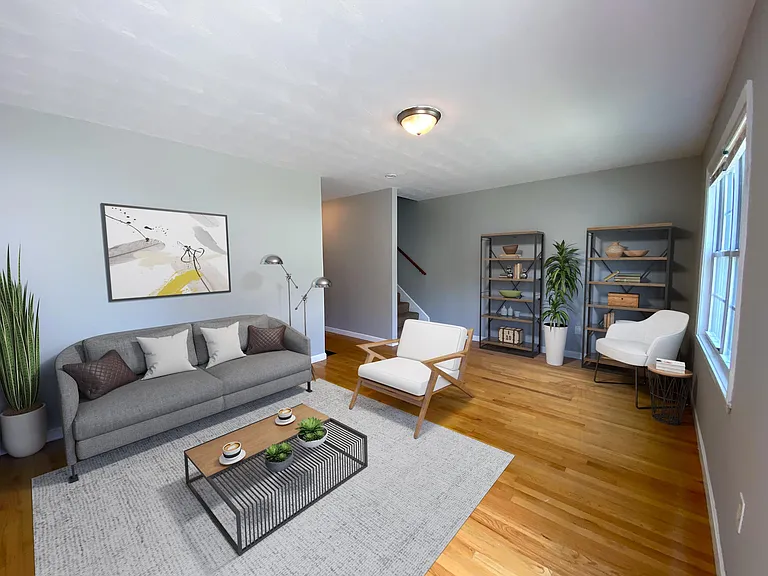 Imagine your own living room with enough space for an office.