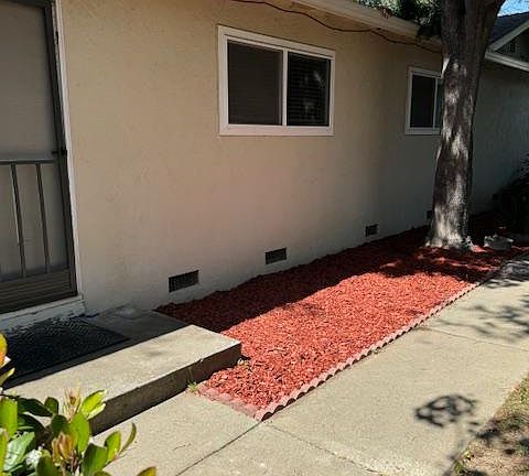 side of front entrance