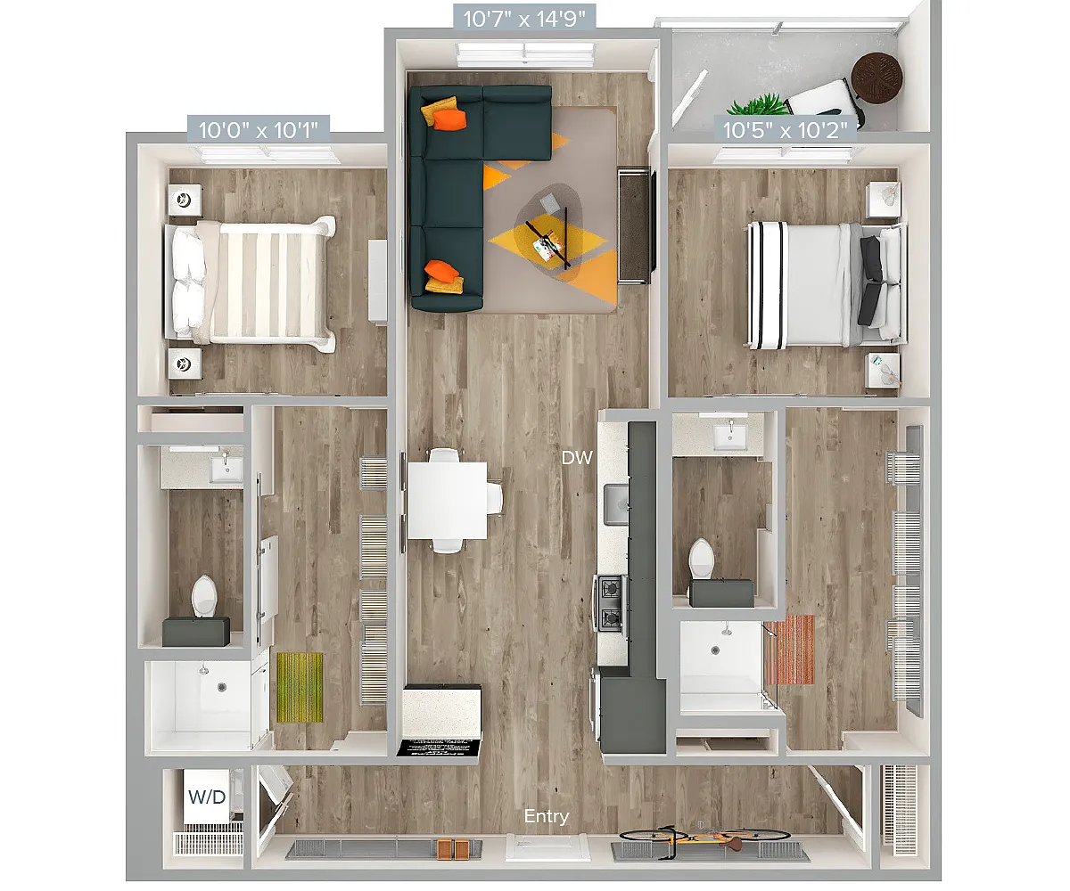 Floor plan BM05-1015-1111