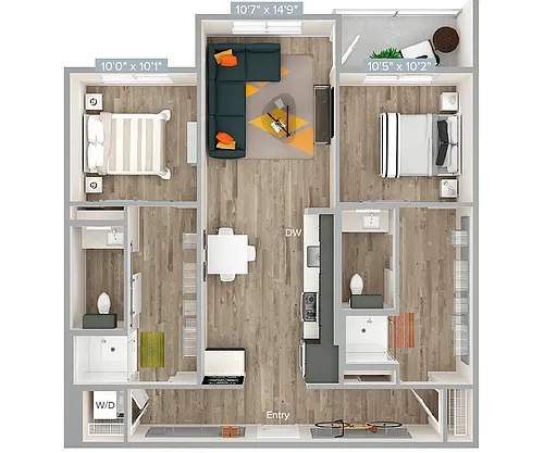 Floor plan BM05-1015-1111