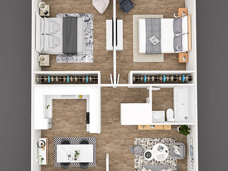 2 Bedroom 1 Bath 2 Bedroom 1 Bath