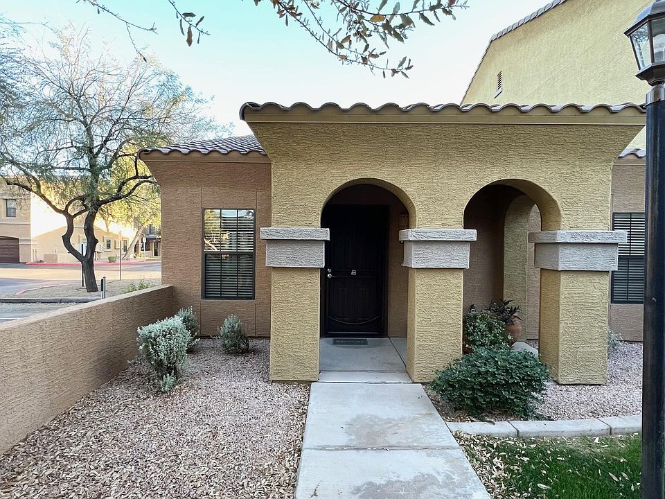 View of font of the townhome