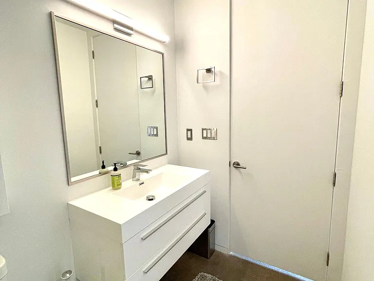 Modern floating vanity