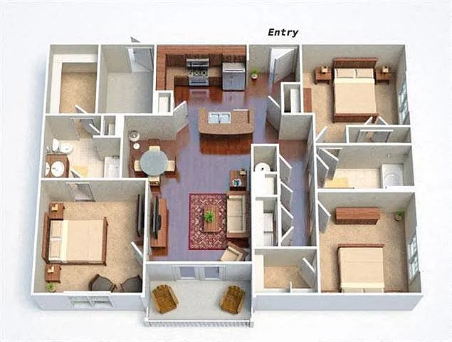 Floor plan Valparaiso