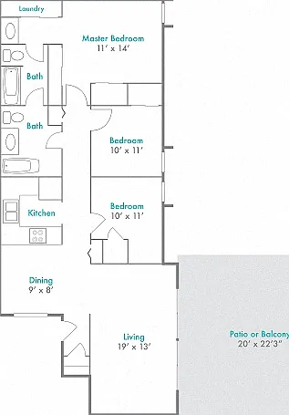 Rivers Edge Apartments and Townhomes — Photo 44