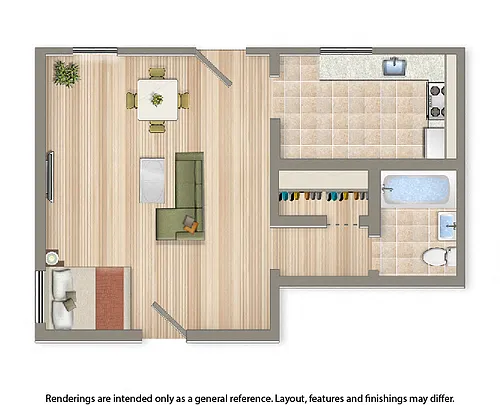 Floor plan Studio