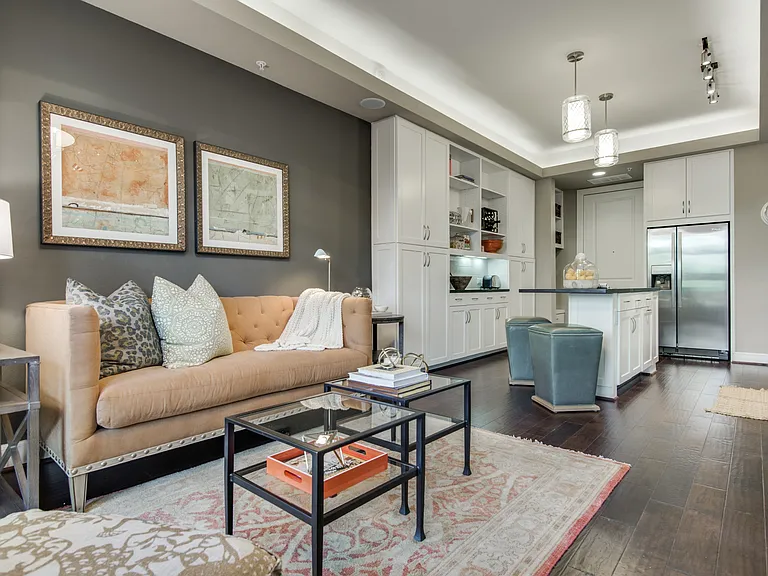 A bright and welcoming living space.