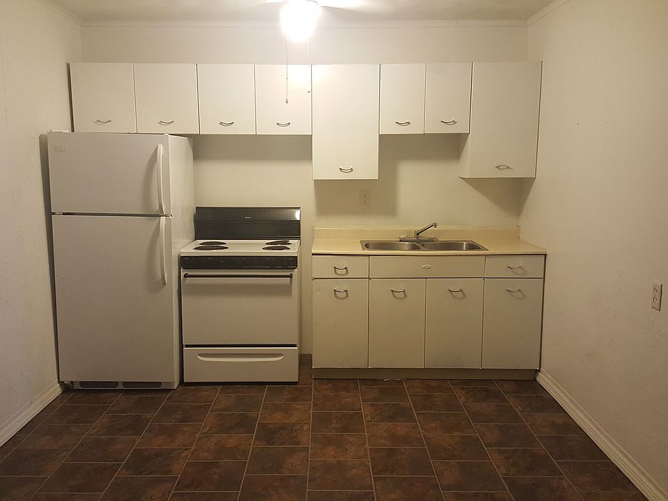 Large kitchenette with included appliances. This apartment