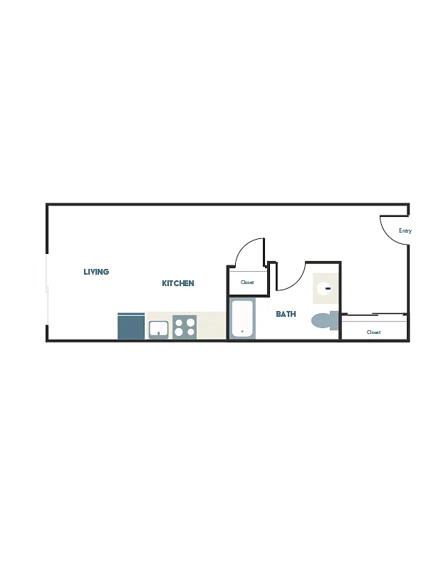 Floor plan Studio A8