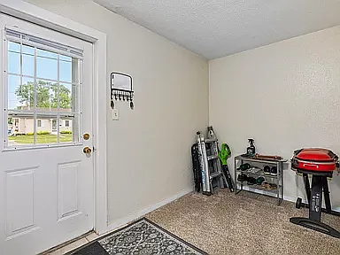 Front door.