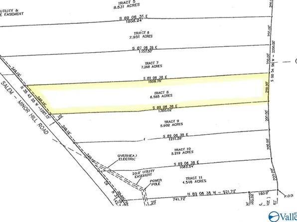 LOT 8 Salem Minor Hill Rd, Lester, AL 35647