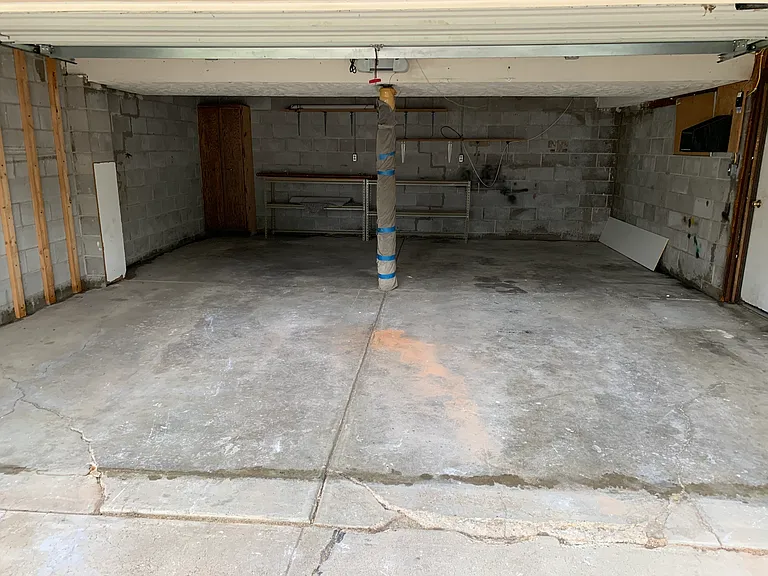 Double car garage that is extra deep!