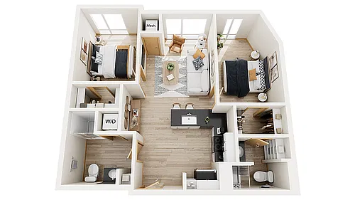 Floor plan Cottonwood