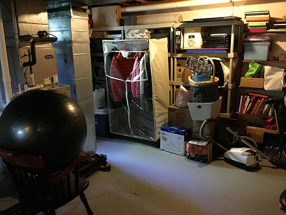 Large basement.