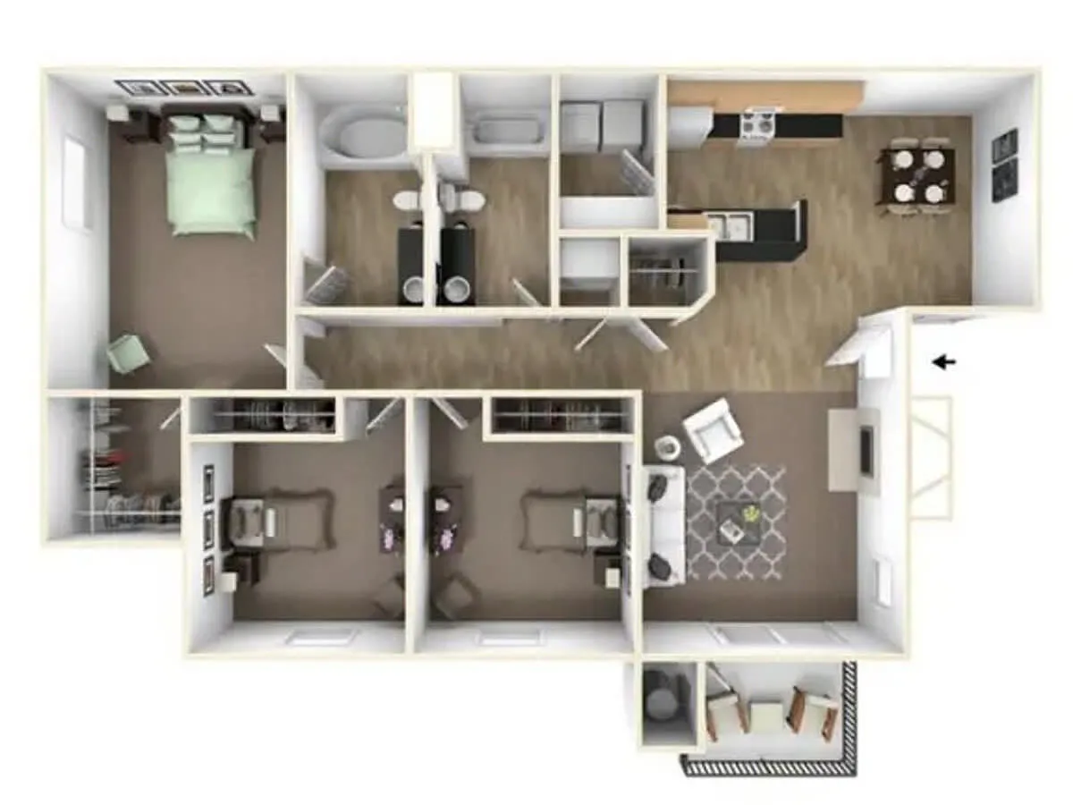 Floor plan Oak