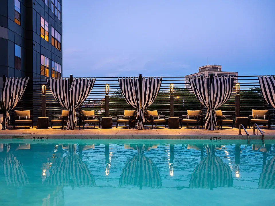 Pool Area Lounge & Cabanas