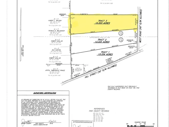 0 West Rd Tract 3, Concord, GA 30206