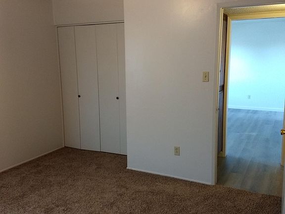 Bedroom with new carpet