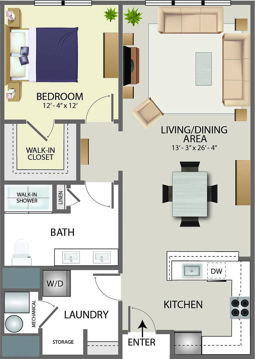 Floor plan B1