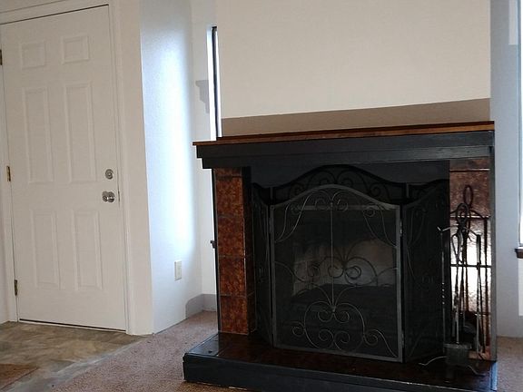 Fireplace recently cleaned and ready for your use