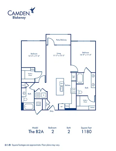 Floor plan B2A