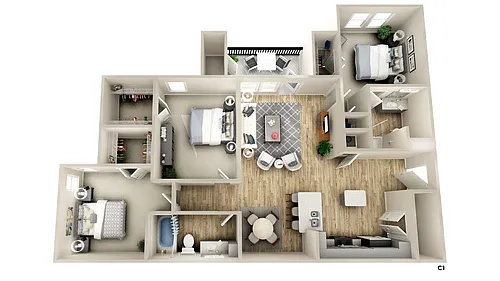 Floor plan C1