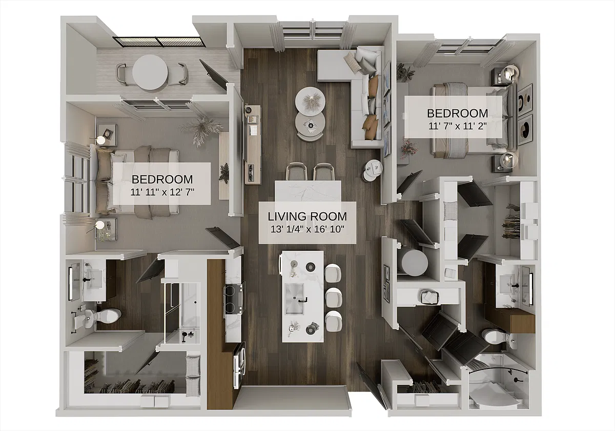 Floor plan Saguaro Vista (B1F)