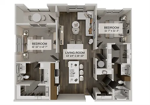 Floor plan Saguaro Vista (B1F)