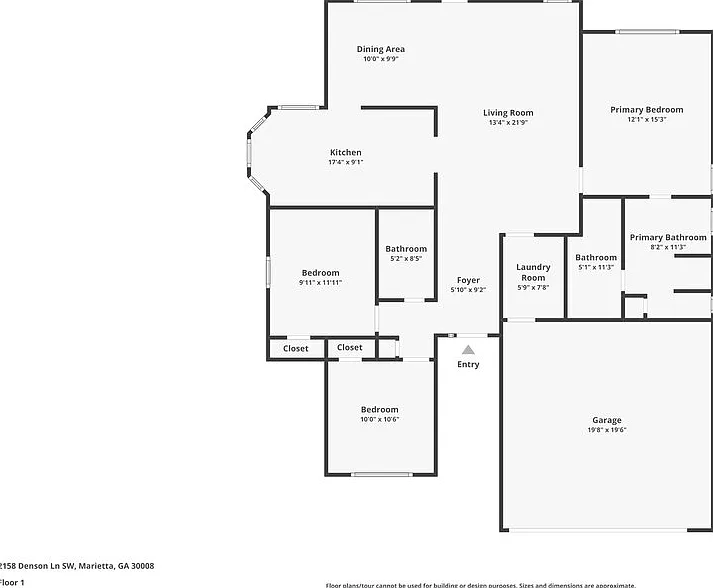 3 bed, 2.0 bath, 1391 sqft, $1,985 — Photo 2