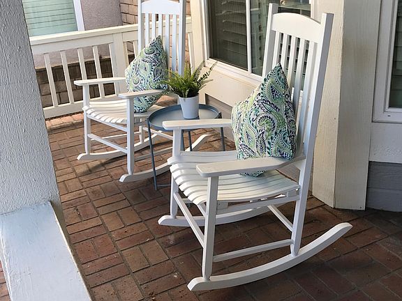 Enjoy watching the hummingbirds and butterflies from the front porch.