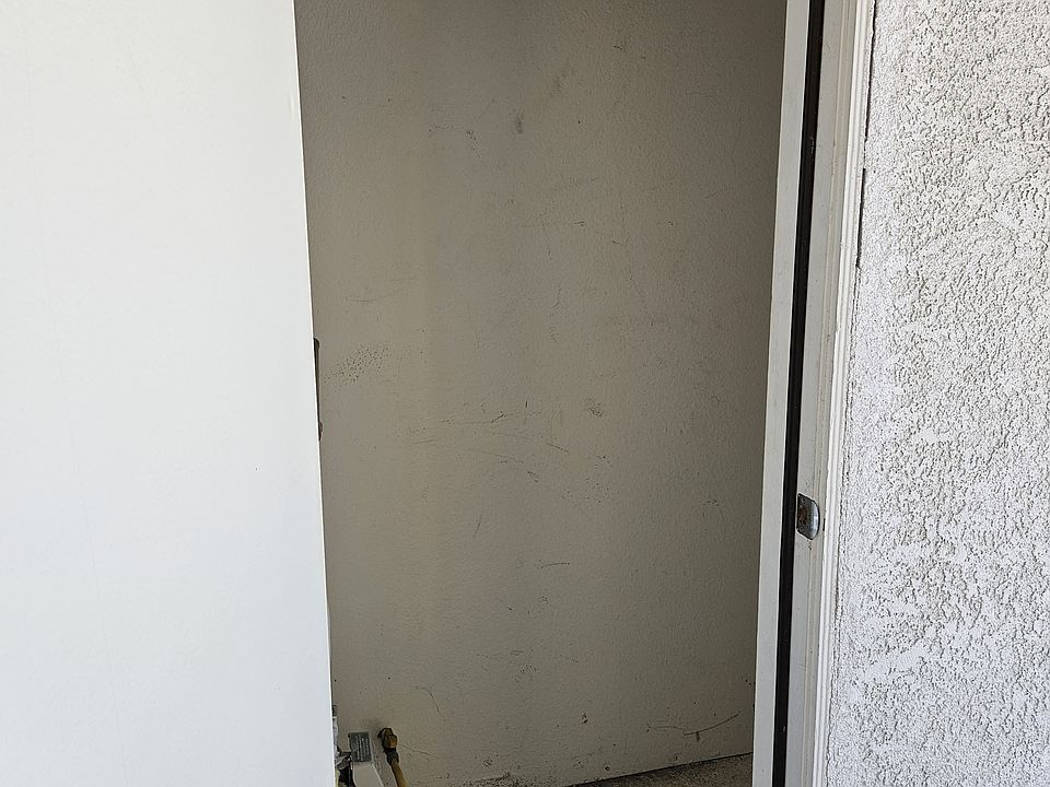 locked storage room outside by front door