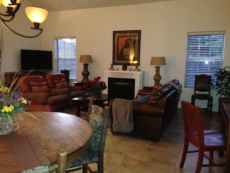 Living Room and 46" Sony Flatscreen TV