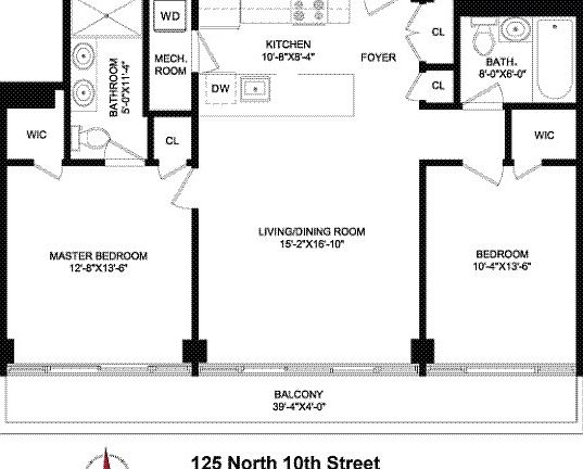 2nd image of 125 N 10th St APT S5e