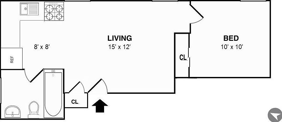 1st image of 1633 2nd Ave #2A