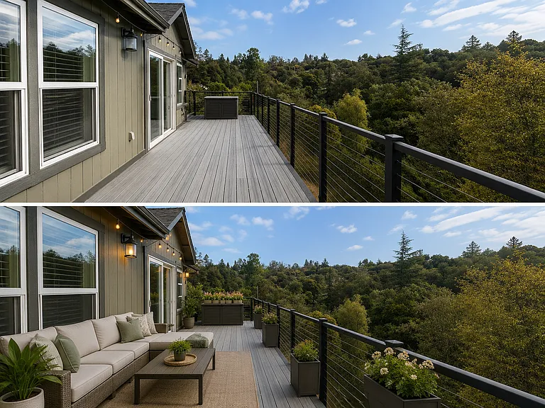 The back deck