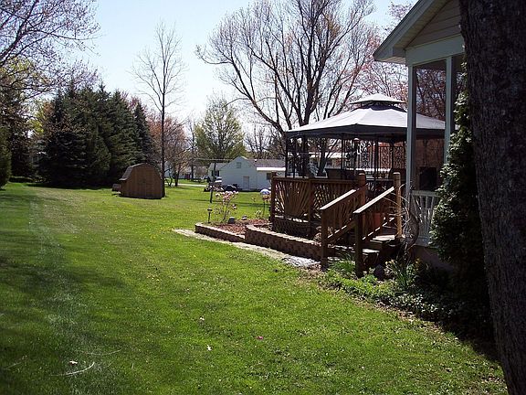 Deck and Backyard