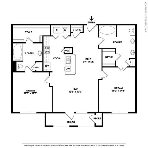 Floor plan B2-A