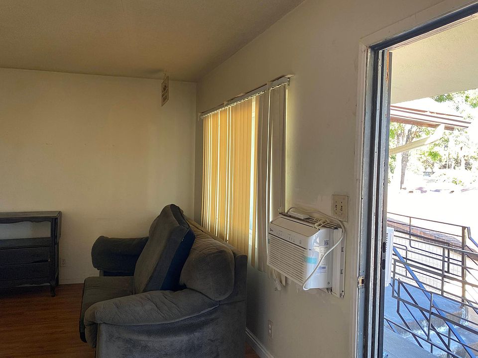 Living room with Front Door