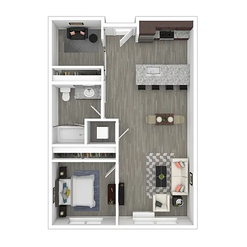 Floor plan A5 + Den