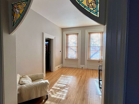 View of living room from dining room