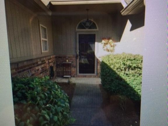 Outside front door entry