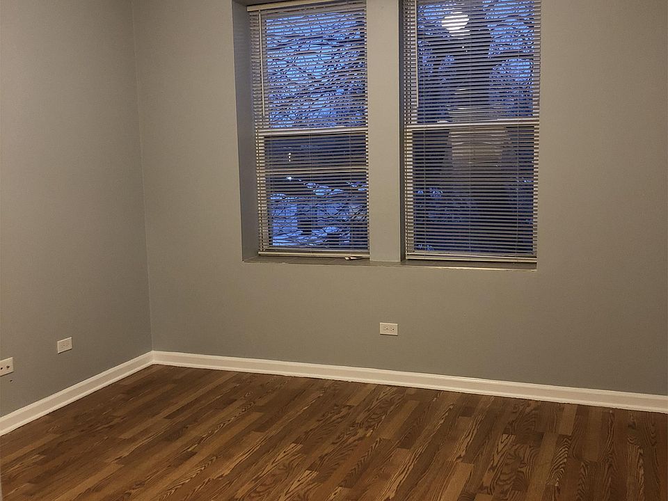 Bedroom fits king and has mirrored closet doors.