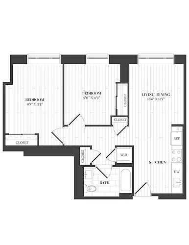 Floor plan B01