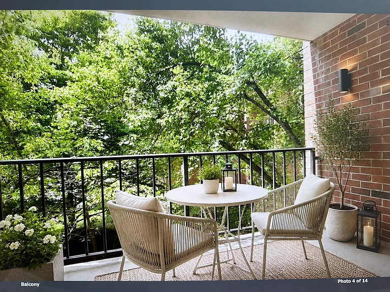 Private balcony