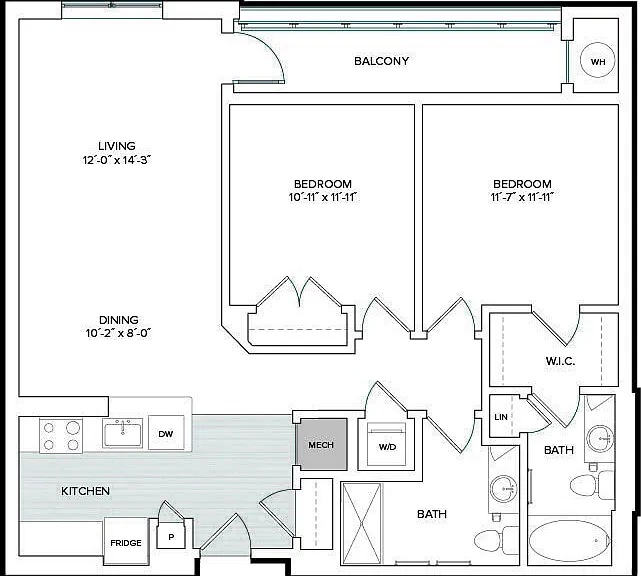 2G/2G.1/2G.2 floor plan Esplanade at National Harbor